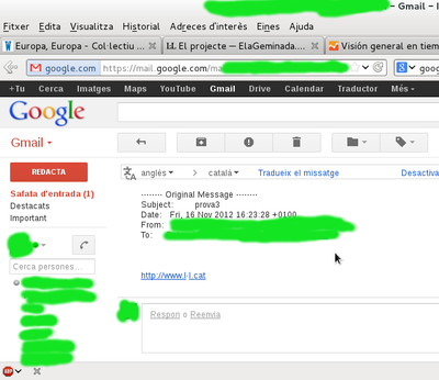 Problema de parsing a GMail